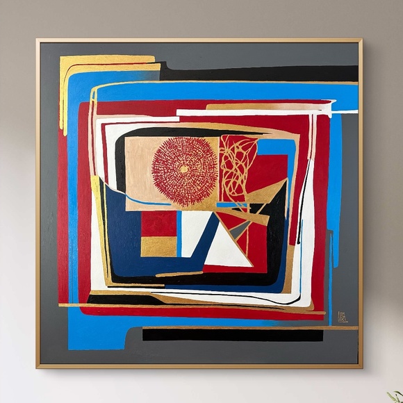 48” x 48” Original Acrylic Painting on Gallery wrapped canvas - Picture 1 of 3